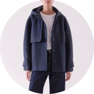 COS Boiled Wool Duffle Jacket